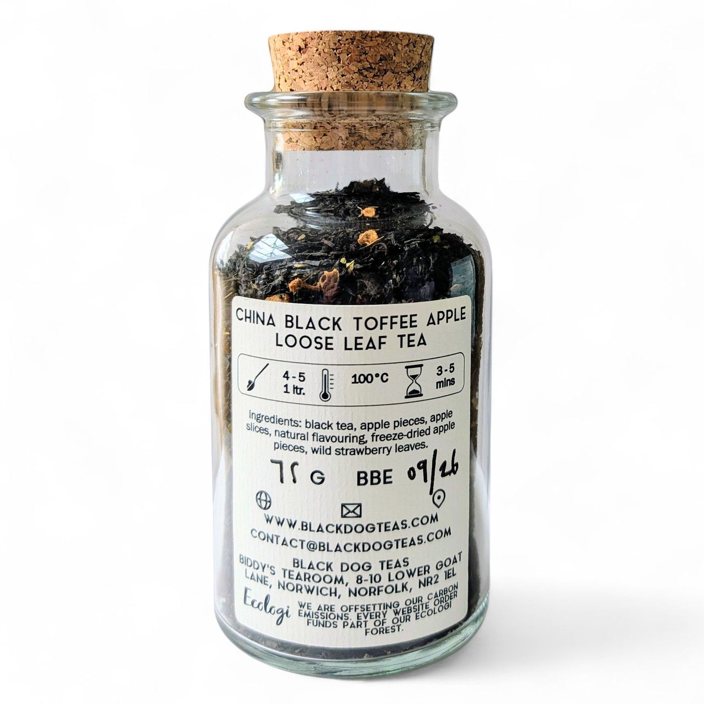 China Black Toffee Apple Loose Leaf Tea