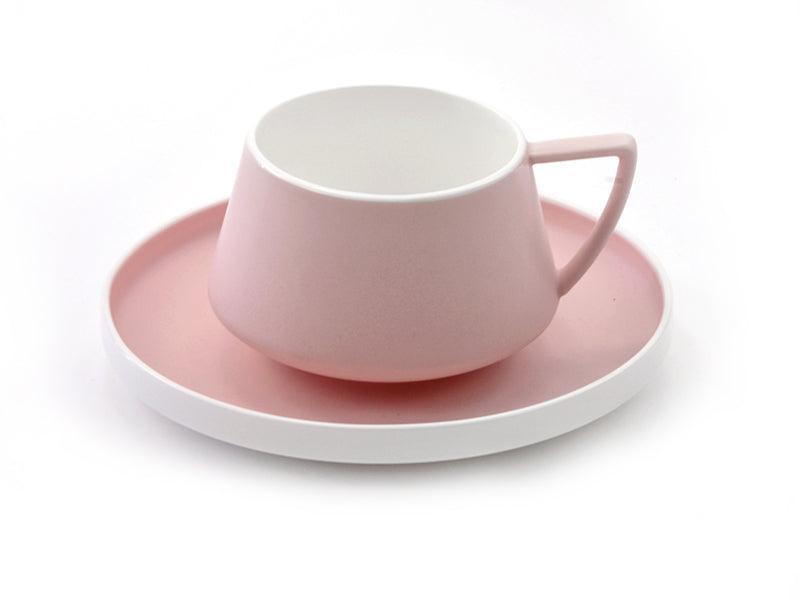 Pink Tea Cup & Saucer - Black Dog Teas
