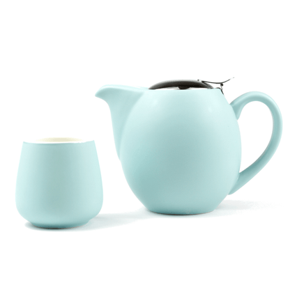Pastel Blue Tea Cup - Black Dog Teas