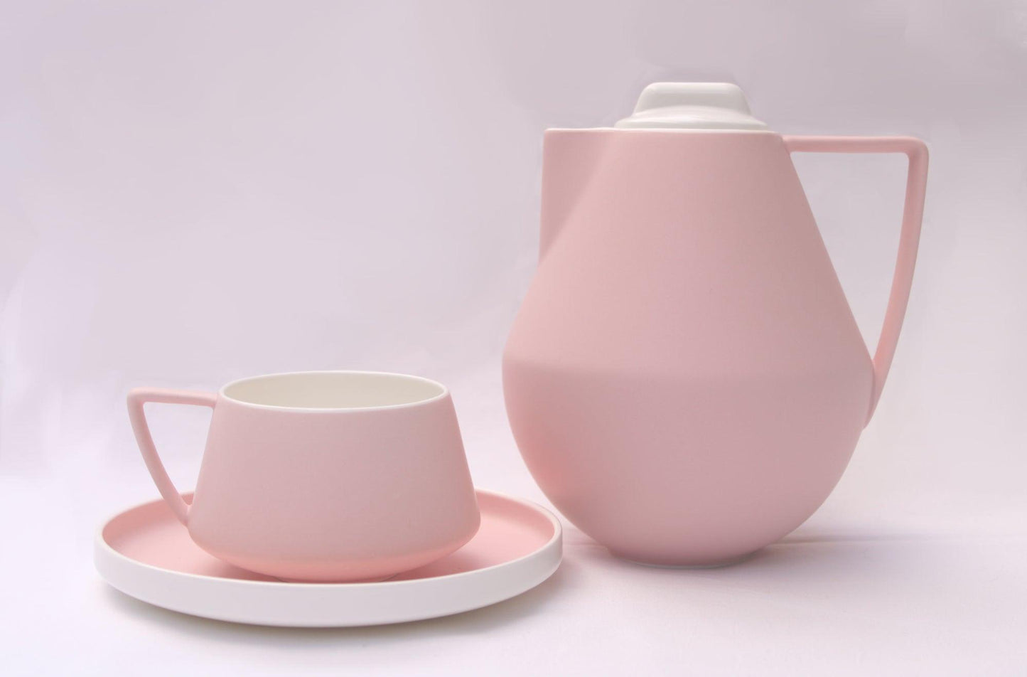 Pink Tea Cup & Saucer - Black Dog Teas