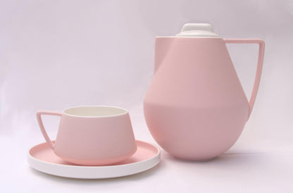 Pink Tea Cup & Saucer - Black Dog Teas